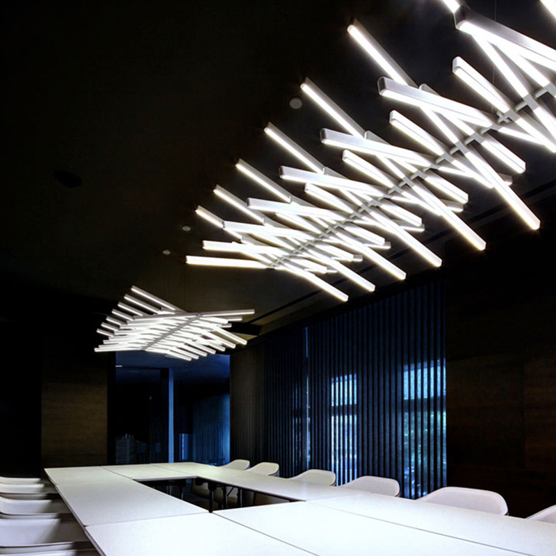 Interior Design Meeting Room - هيكل السمكة الثريا الشمال LED الإضاءة