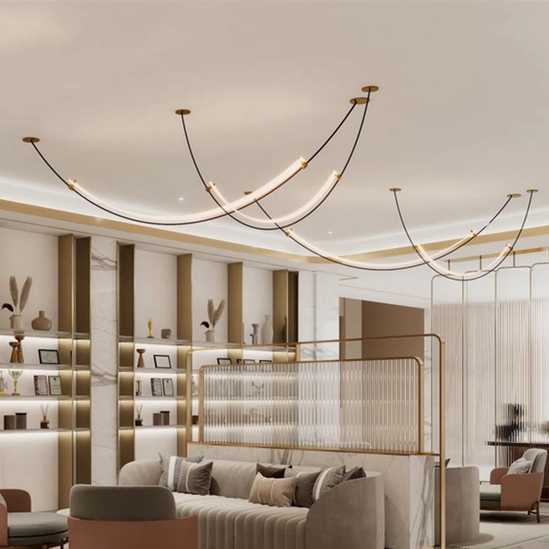 Interior Design Years Of Study - مصباح معلق بتصميم دنماركي، إضاءة LED