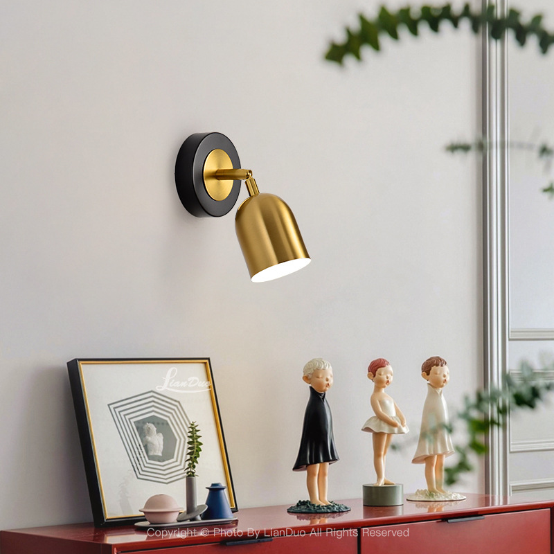 Interior Design Years Of Study - مصباح جداري LED دوار حديث بتصميم