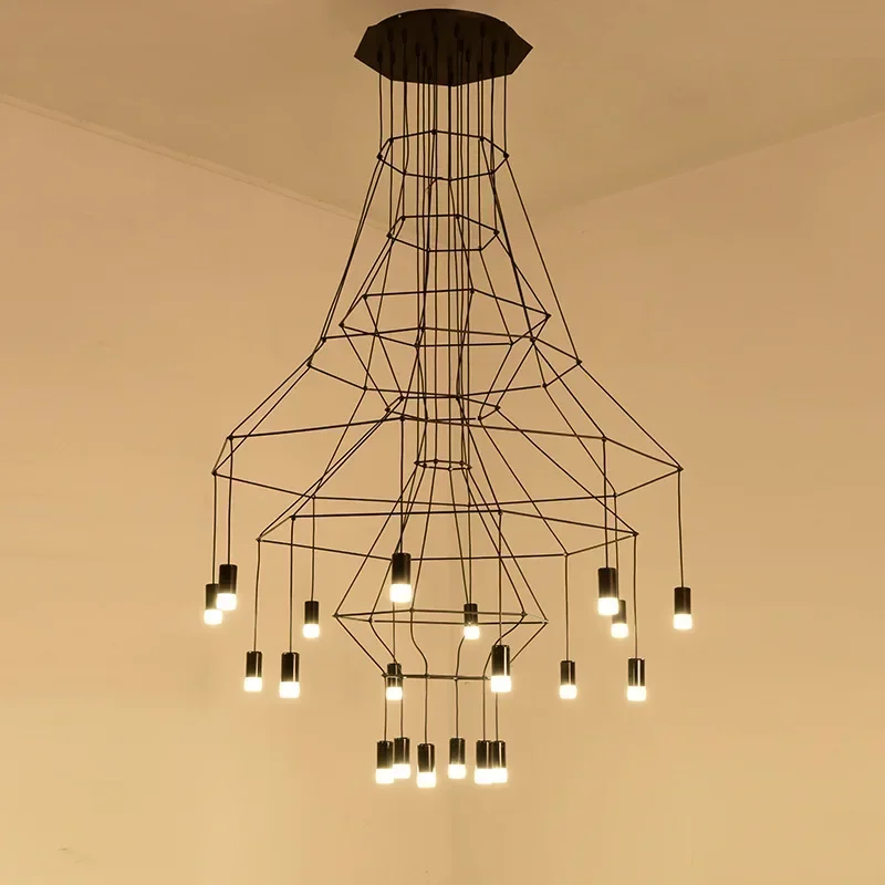 ثريا LED عصرية إبداعية للدرج،  - مراجعة Interior Design Years Of Study وسعره